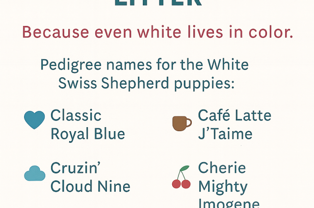 Sunnyside White Swiss Shepherds / Clarksville VA / 