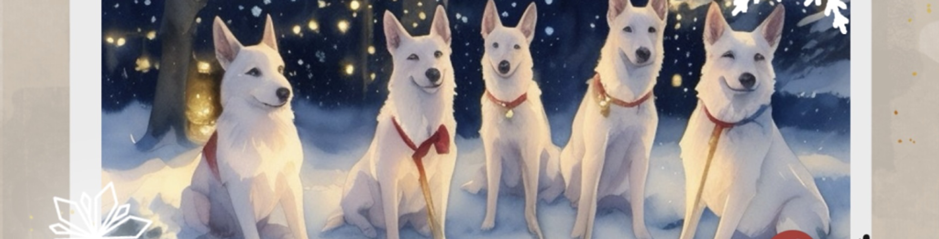 Sunnyside White Swiss Shepherds / Clarksville VA / Merry Christmas y'all